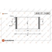 Erp Klıma Radyatoru Transıt 724×387,3 x 16 V347-8 2.2tdc 2.4tdcı Eurorepar  1682212680