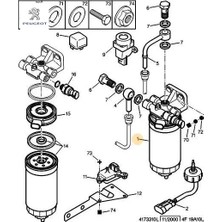 Mazot Filtre Elemanı (Bos Boxer Peugeot 1901.58