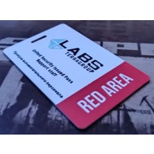Memania Co Escape From Tarkov Red Keycard – Kırmızı Kart Dekoratif Koleksiyon Ürünü (Gerçek Fiziksel Ürün)