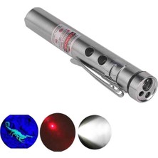 Pileli Store Cep Feneri + Ultraviyole + Lazer  WT-170