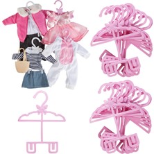 Dress Along Dolly Oyuncak Bebek Tam Kıyafet Elbise Askısı 45,72 cm Bebekler Için - 24PK - Benzersiz Tasarım Elbiseler,