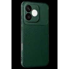 Marsilyan™- Huawei Honor 600 Lite Auto Focus Karbon Kapak - Koyu Yeşil