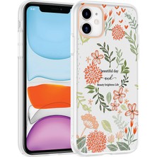 Lexroo iPhone 11 Kılıf Kamera Korumalı Desenli Klip Kılıf - Beautiful