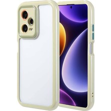Lexroo Xiaomi Redmi Note 12 Pro Plus 5g Kılıf Kamera Korumalı Renkli Kenar ve Çerçeve Tasarımlı Vitamin Kılıf - Yeşil