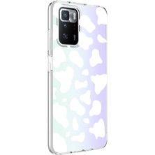 Lexroo Xiaomi Redmi 10 Kılıf M-Blue Desenli Kılıf - Cow No2