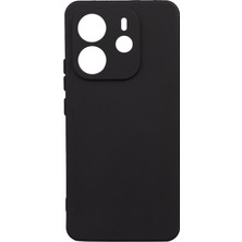 Lexroo Xiaomi Redmi Note 14 4g Kılıf Biye Silikon - Siyah