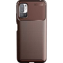 Lexroo Xiaomi Poco M3 Pro Kılıf Negro Silikon Kılıf - Kahverengi
