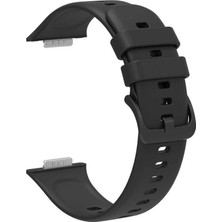 Lexroo Huawei Watch Fit 2 Krd-43 Silikon Kordon - Siyah