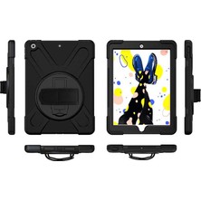 Lexroo iPad 10.2 2021 (9.nesil) Defender Tablet Silikon - Siyah