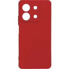 Lexroo Xiaomi Redmi Note 13 5g Kılıf Biye Silikon - Kırmızı