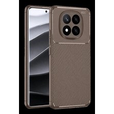 Marsilyan™- Xiaomi Redmi Note 14 Pro 4g Kılıf Auto Focus Karbon Kapak - Gri