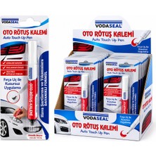 Zenviaa 12 Adet Metalik Beyaz Oto Rötuş Kalem Fırça Uç 5ml ZENVIAA365423