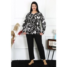 Beruflic Kadın Büyük Beden Penye Uzun Kol Pijama Takım Under Moda