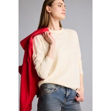 DeFacto Ultra Yumuşak Relax Fit Bisiklet Yaka Basic Kazak C0058AX26WN