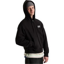 VN00105JY281 Vans Stretch Logo Full Zip Erkek Ceket Siyah