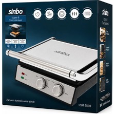 Eco Lounge Izgara ve Tost Makinesi 4 Dilim Yapışmaz Yüzey 2000W SSM-2598 BX40