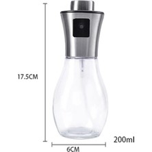 Eco Lounge Çok Amaçlı Spreyli Sızdırmaz Cam Şişe Yağdanlık Limon Sirke Sos Püskürtücü Dağıtıcı Sprey BX40