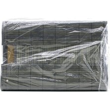 Eco Lounge Gri Yuvarlak 35X50CM Bambu Ahşap Kirli Çamaşır Sepeti Seyyar Kapaklı Kumaş Çantalı Ip Kulplu BX40
