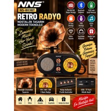 Azurtech Retro Radyo Bluetooth Fm/am/sw Nostaljik Tasarım Taşınabilir Radyo