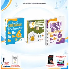 Çanta Yayınları 2026-2027 Çanta 6. Sınıf Tüm Dersler 3 Kitap Mat-Fen Soru/sos Defter Set