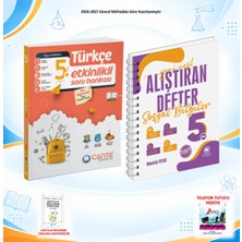 Çanta Yayınları 2026-2027 Çanta 5. Sınıf Tüm Dersler 2 Kitap Türkçe Soru/sos Defter Set