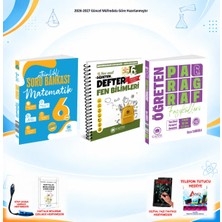Çanta Yayınları 2026-2027 Çanta 6. Sınıf Tüm Dersler 3 Kitap Mat Soru/fen Defter/paragraf Set