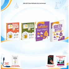 Çanta Yayınları 2026-2027 Çanta 6. Sınıf Tüm Dersler 4 Kitap Türkçe-Fen-Sos Soru/sos Defter Set