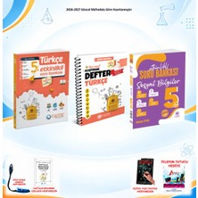 Çanta Yayınları 2026-2027 Çanta 5. Sınıf Tüm Dersler 3 Kitap Türkçe-Sos Soru/türkçe Defter Set