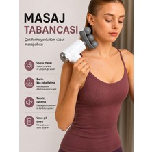 Moxti Şarjlı 3 Toplu Masaj Aleti – Derin Doku ve Kas Rahatlatıcı Değiştirilebilir Başlıklı Vücut Masaj Cihazı