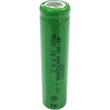 Melonika Sertec - 1.2V 700 Mah - Aaa - Ni-Mh Şarjlı Pil - (Başsız / Flat Head) Clz