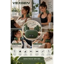 Vexgen Şarjlı El Yoğurma Hissiyatlı Boyun Omuz ve Sırt Masaj Aleti