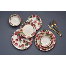 Rani Mobilya Rani Home Yemek Takımı (24 Parça) Hermia Çok Renkli HE-6798