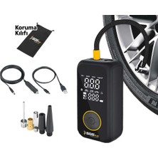 Sgs 5398 Şarjlı Hava Kompresörü Dijital 12V 6.0AH 150PSI