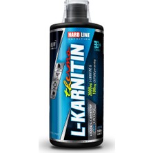 Hardline Nutrition L-Karnitin Thermo - LCarnitine, Caffeine (Kafein)  1000 ml Yeşil Elma
