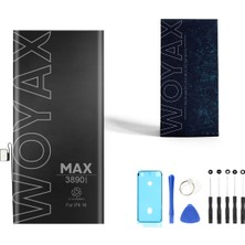 Woyax iPhone 16 Batarya 3890MAH Premium Yüksek Kapasite Pil