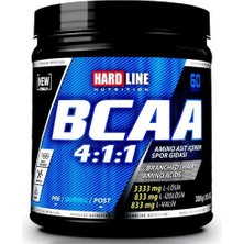 Hardline BCAA 4:1:1 Sporcu Besinleri 300 Gr Aromasız Amino Asit Takviyesi - Türkiye Menşeli