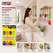 Eco Lounge 12 Adet Hesap Mak. Anahtarlık Renkli Plastik NRX-4089 BX40