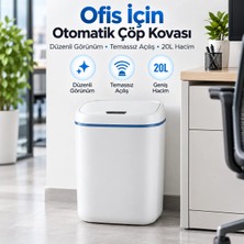 Eco Lounge Ofis Için 20L Otomatik Sensörlü Temassız Çöp Kovası