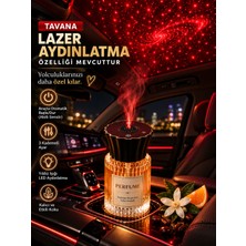 Moxti Cam Aroma Difüzörü Hava Nemlendirici Lazerli Şarjlı Oda,ofis,araba Hava Nemlendirici