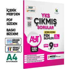 İnformal Yayınları Karakutu Yayınları 2027 YKS-AYT Fen Bilimleri (Fizik-Kimya-Biyoloji) ÖSYM Çıkmış Soru Konu Konu Son 9 Yıl Video Çözümlü