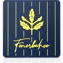 Fenerbahçe Lacivert Palamut Silikon Bardak Altlığı (2'li Set) - Lisanslı Orijinal