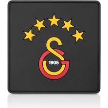 Galatasaray 5 Yıldız Arma Silikon Bardak Altlığı (2'li Set) - Lisanslı Orijinal