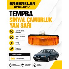 ERBERKLER Tempra Sınyal Çamurluk Yan Sarı