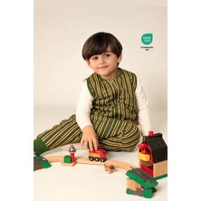 Pine Baby Home Pine Green 1.0 Tog Bebek Uyku Tulumu Oeko-Tex Sertifikalı %100 Pamuk