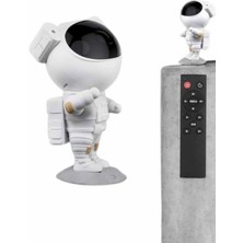 Eco Lounge Gece Lambası Astronot Bluetooth Hoparlörlü Galaksi Işık Projektörü