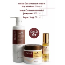 Karseell 500 ml Maca Özlü Saç Bakım Kremi Onarıcı Etkili Kuru Saçlar için Vegan Formül
