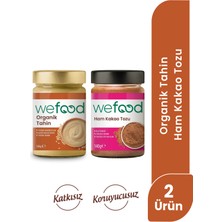 Wefood Ham Kakao Tozu 140 gr + Wefood Organik Tahin 300 gr