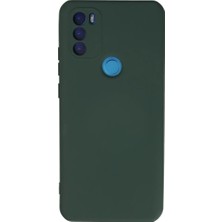 Bezos Gm 21 Plus Kılıf Nano Içi Kadife Silikon - Koyu Yeşil