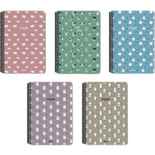 Colornote Papirüs Papirüs Miyav Spiralli Pp Kapak 16X23 100YP. Çizgili