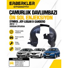 ERBERKLER Çamurluk Davlumbazı Ön Sol Enjeksiyon Symbol Joy-Logan Iı-Sandero 2012 Sodsan SPL055A